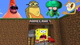 Minecraft Speedrunner VS 4 Hunters - SpongeBob Animation