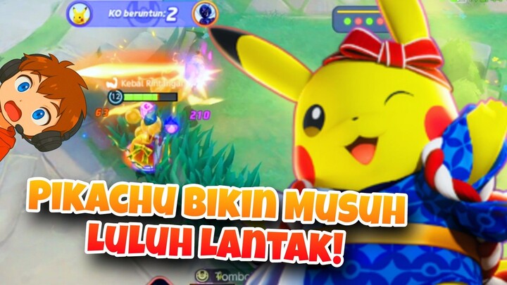 Cara Pikachu Bikin Musuh Trauma! - Pokemon Unite Montage