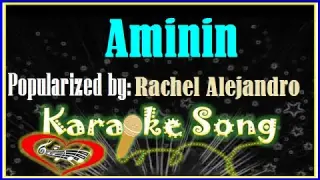 Aminin Karaoke Version by Rachel Alejandro- Minus One- Karaoke Cover