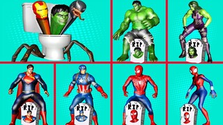 Rescue SHE HULK & SPIDERMAN, VENOM, SUPERMAN, BATMAN: Returning from the Dead SECRET (all episodes)