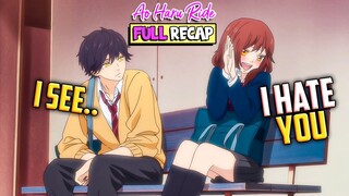 🍅She Hates Men but fall in Love with the Most Popular Chad Guy in School🥴 Ao Haru Ride Full Recap