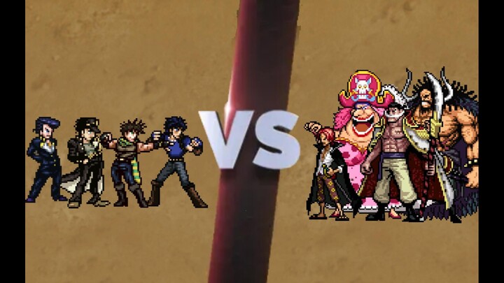 Comic world chaos! The first four parts of the old world JOJO vs the old sea four emperors! [One Pie