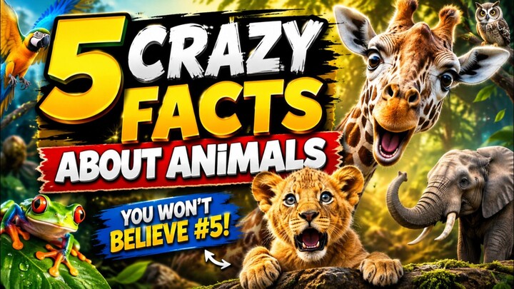 Five crazy facts about Animals 😲
