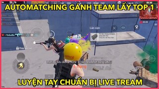 GÁNH TEAM LẤY TOP 1 LUYỆN TAY ĐỂ CHUẨN BỊ LIVE STREAM SAU 2 THÁNG NGHỈ GAME || PUBG MOBILE