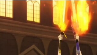 The cautious hero fight scene