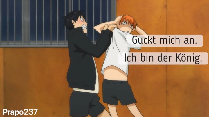 Haikyuu Szenen auf deutsch - 11 | *schiebt das Video zu euch* Hier.