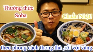 Ẩm thực Nhật Bản : Soba ở nhà hàng.