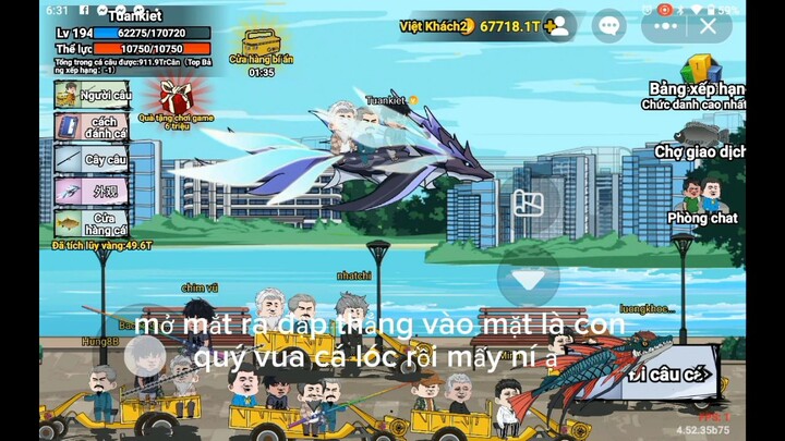 Cập nhật câu cá vạn cân