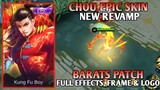 Chou Dragon Boy Revamp Skin Script - Barats Patch | Mobile Legends