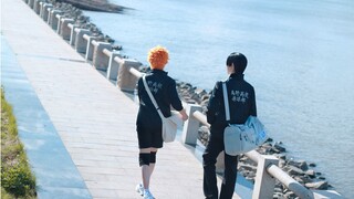 【Haikyuu! cos】Two people I met on the road