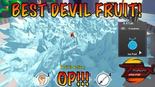 ICE Fruit is the Most POWERFUL FRUIT in Anime Fighting Simulator|Showcase