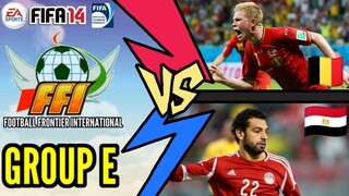 FIFA 14: FFI World Cup 2023 | Belgium VS Egypt (Group E)