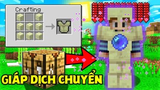 THỬ THÁCH SINH TỒN TRONG THẾ GIỚI TOÀN LÀ GIÁP TRONG MINECRAFT #14 *GIÁP DỊCH CHUYỂN NHƯ ENDERMAN*