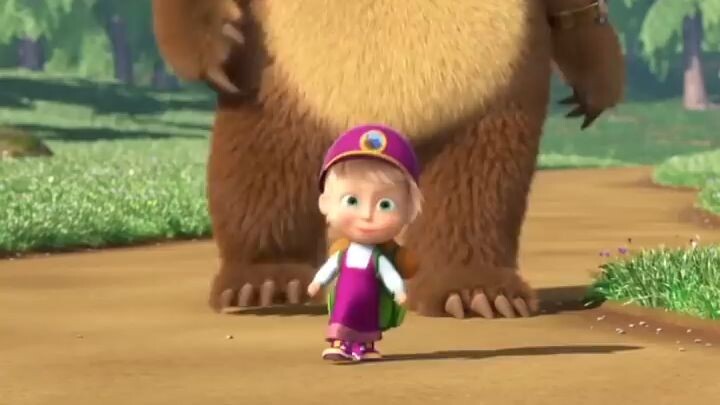 What kind of tourist are you? ⛺ #Shorts #mashabeareng #mashaandthebear #BigHike #tadaboom