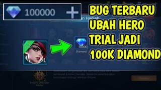 KODE RAHASIA!!! | CARA UBAH HERO TRIAL JADI DIAMOND MOBILE LEGEND | BUG