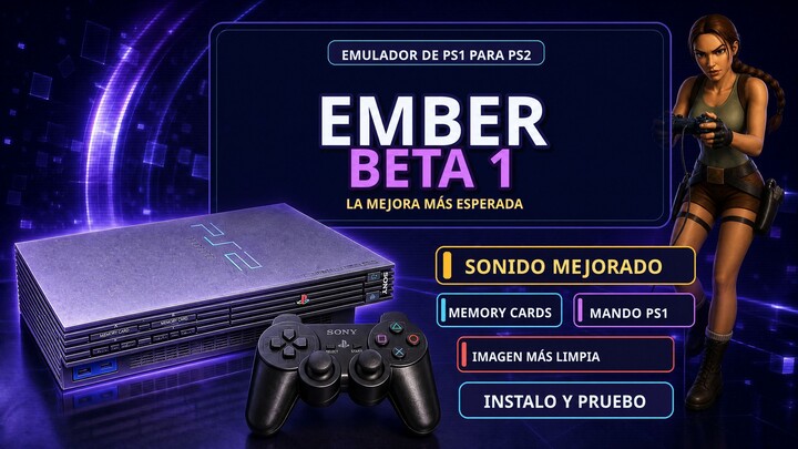 ¡EMBER BETA 1 en PS2! El emulador de PS1 mejora por fin | Instalación y pruebas