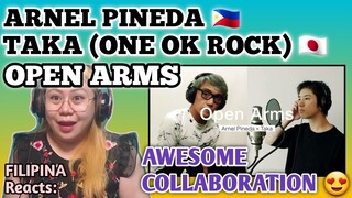 ARNEL PINEDA (JOURNEY) & TAKA (ONE OK ROCK) - OPEN ARMS || FILIPINA Reacts