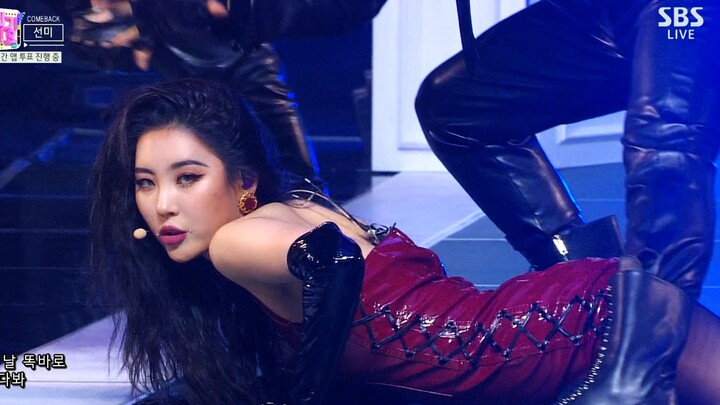 SUNMI (Xuanmei) -TAIL+pporappippam_(210228 SBS+200712 SBS Inkigayo) Bài hát nhạc Dance