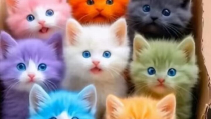 Apakah seluruh dunia akan menyukai malaikat kecil yang imut dan menggemaskan serta kucing kecil pemb