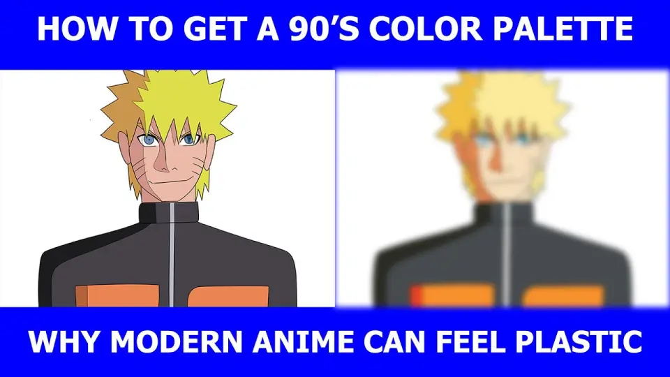 How To Make a 90s Anime Color Palette (re: 