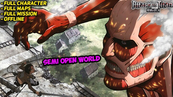 RILIS!! Game Attack On Titan Fanmade Full Character