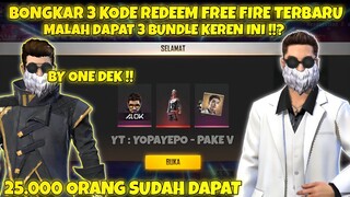 BONGKAR 3 KODE REDEEM FREE FIRE TERBARU 2021 BULAN APRIL - GARENA FREE FIRE