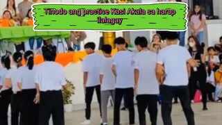 Tinodo ang practice Kasi Akala niya sa harap Siya ilalagay