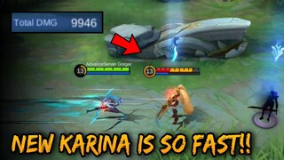 REVAMPED KARINA IS HERE!!| " SHE CAN 1-SHOT!! " | MLBB | Revamped Karina Gameplay