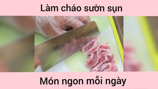 Làm cháo sườn sụn