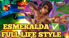 ESMERALDA. Tak Terkalahkan Di EXP LANE.🔥🔥🔥