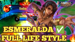 ESMERALDA. Tak Terkalahkan Di EXP LANE.🔥🔥🔥