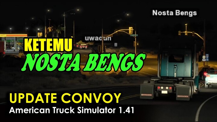 COBA CONVOY MALAH KETEMU YOUTUBER | ATS 1.41 TERBARU | AMERICAN TRUCK SIMULATOR INDONESIA