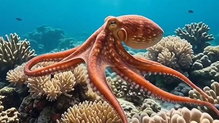 Did You Know? An Octopus Has 3 Hearts! 🐙❤️