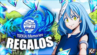 GEMAS Y REGALOS DE PARTE DE BANDAI! + SUMMONS | SLIME - ISEKAI Memories