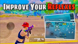 Top 5 Methods to Improve your Reflexes ✅❌ + Sensitivities and Code | PUBG MOBILE / BGMI