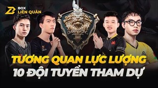 10 đội tuyển sẽ tham gia Đấu Trường Danh Vọng mùa đồng 2022 | Box Liên Quân