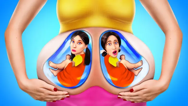 Twin Dolls From Squid Game | Good VS Bad - Squid Game In Real Life by La La Life Emoji