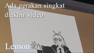 Ada gerakan singkat diakhir video, Lemon Irvine ✨ | Speed Drawing | Anime Mashle: Magic and Muscles