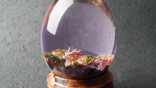 I spent 30 days to make a real dragon egg with resin.