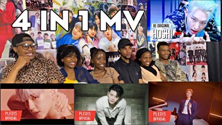 HOSHI ‘Spider’ Official MV & STUDIO CHOOM + WOOZI 'Ruby' MV + THE 8 (Side By Side) (Korean Ver.) MV
