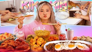 (ENG SUB) ASMR COOKING & EATING MUKBANG | ASIAN FOOD, KIMBAP, RAMEN