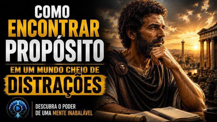 Como Encontrar Propósito Em Um Mundo Cheio De Distrações 🏛️ Segredo dos Estoicos #estoicismo