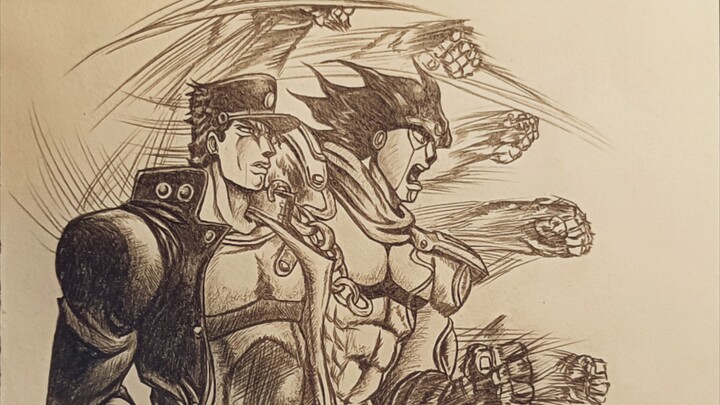 Suasananya berangsur-angsur menjadi tak terkalahkan! ! ! [Jotaro Kujo/Ola Ola Ola Ola Ola Ola Ola Ol