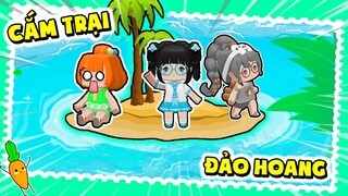 NOOB KAMUI THỬ THÁCH 24H CẮM TRẠI TRÊN ĐẢO HOANG CŨNG HỘI CHỊ EM TRONG MINI WORLD*AI LÀ VUA SINH TỒN