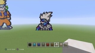 Pixel Art minecraft /Kakashi Hatake