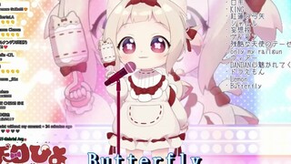 [天曰ひよ]Butterfly／Wada Koji・Vtuber歌枠Tiếng Trung／Phụ đề tiếng Nhật】