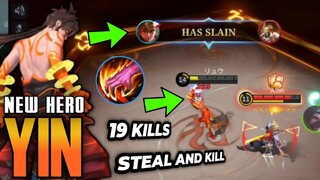 19 KILLS!! DEADLY COMBO!! YIN BEST BUILD IN 2022 - YIN GAMEPLAY - MLBB