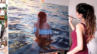 从2018年开始，用两年时间画完一副油画