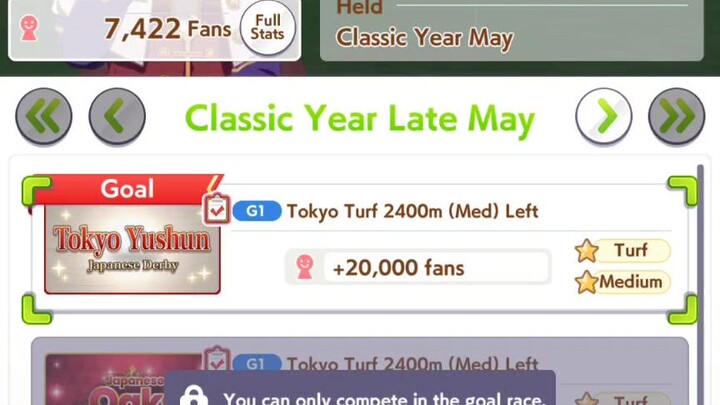 Grass Wonder Tokyo Yushun Run