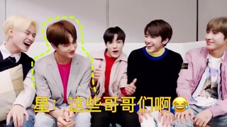 【朴志晟JISUNG】星：当你的队友既看过凤凰鸟也看过幼稚园猪猪时